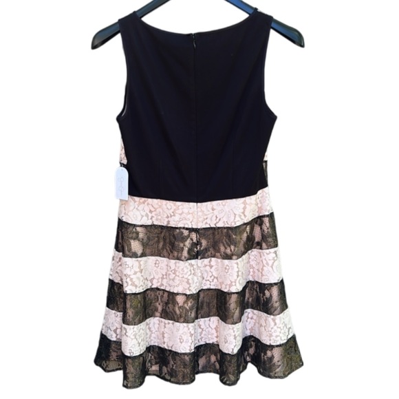 NWT Jessica Simpson Sleeveless Lace Cocktail Dress Fit & Flare 10 - Picture 5 of 17